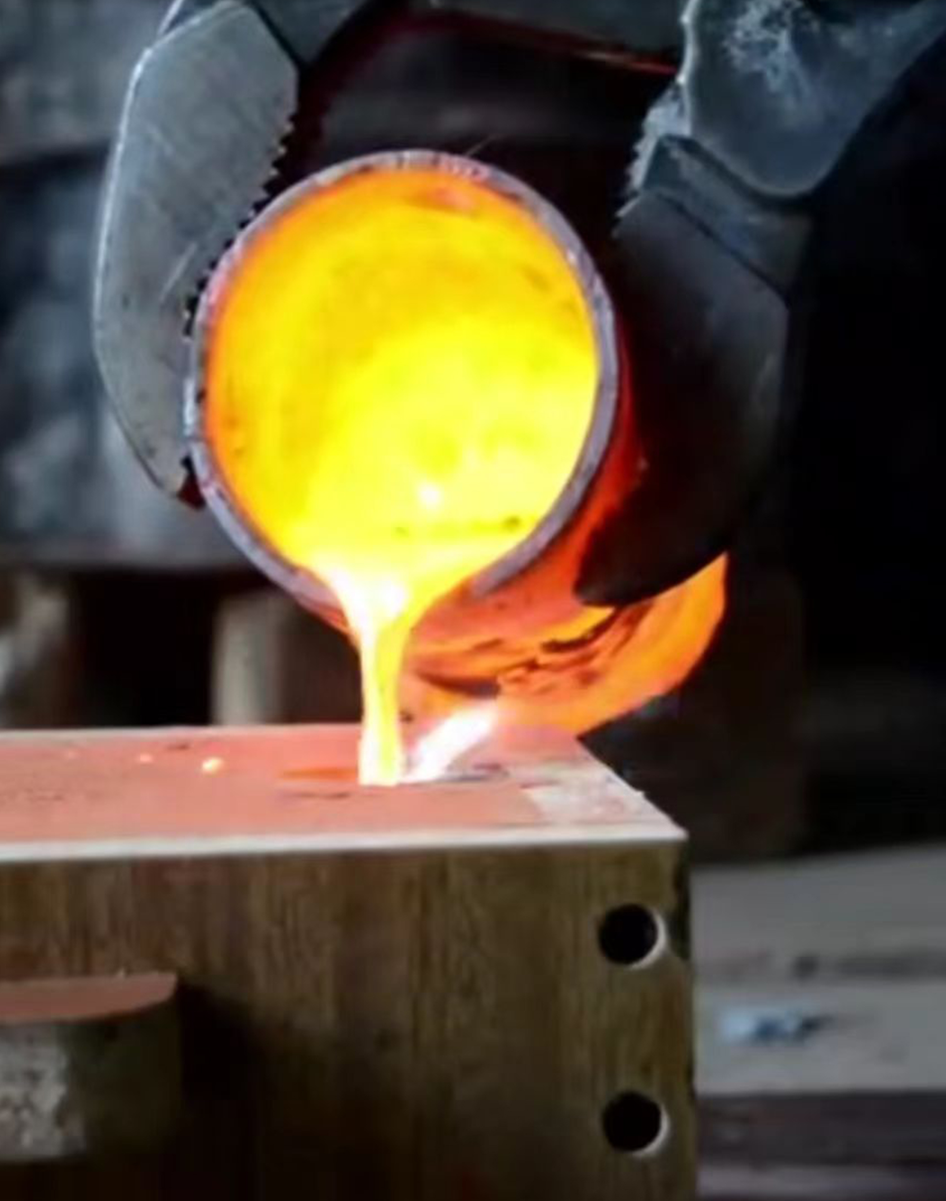 Parti di fusione di rame